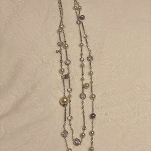 Henri Bendel long pearl Necklace